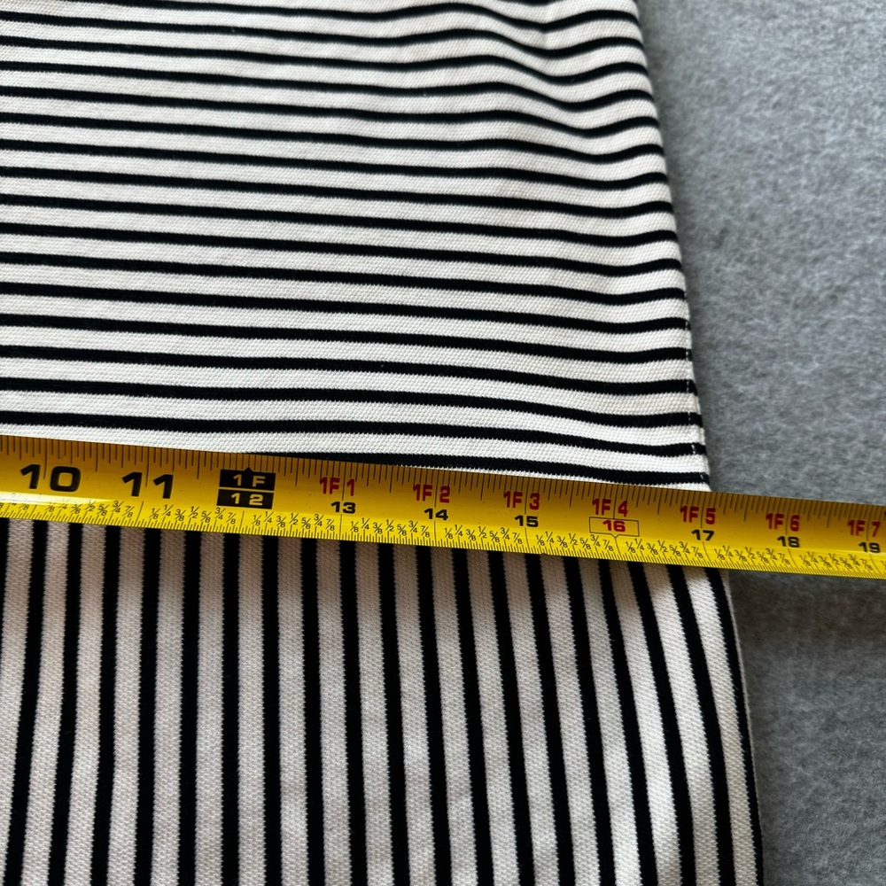 Madewell Dockside White & Navy Striped Cotton Dress With Pockets Short Sleeve XS - Picture 6 of 9